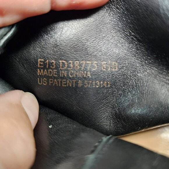 Cole Haan Shoes Womens Size 8.5 Black Leather Side Zip Ankle Booties - Picture 11 of 12